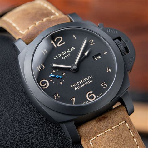 luminor panerai gmt ceramica 441|panerai 1950 3 day automatic.